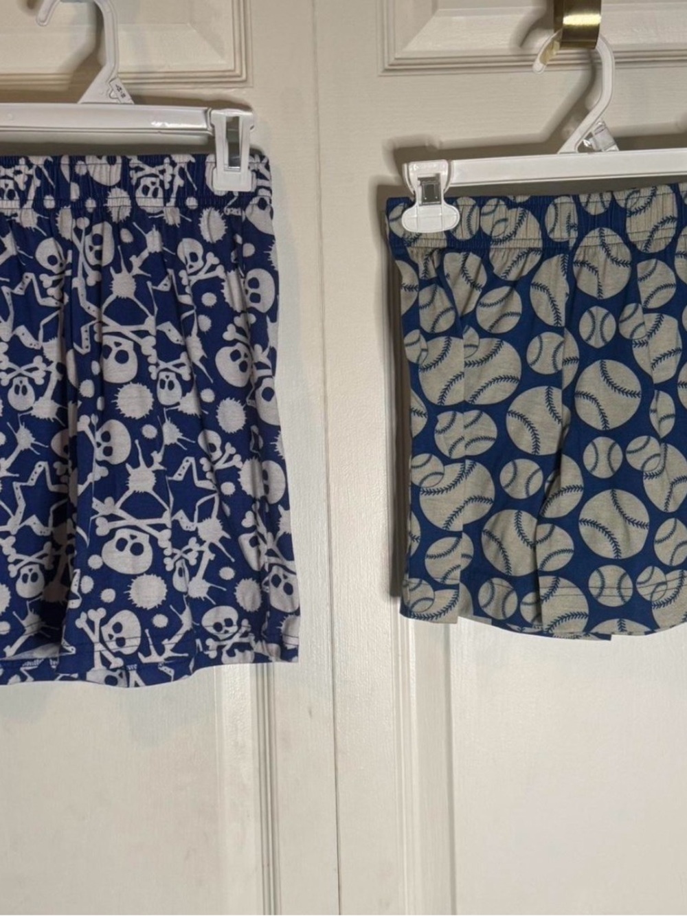 Cherokee Blue and White Printed Boy Pajama Shorts